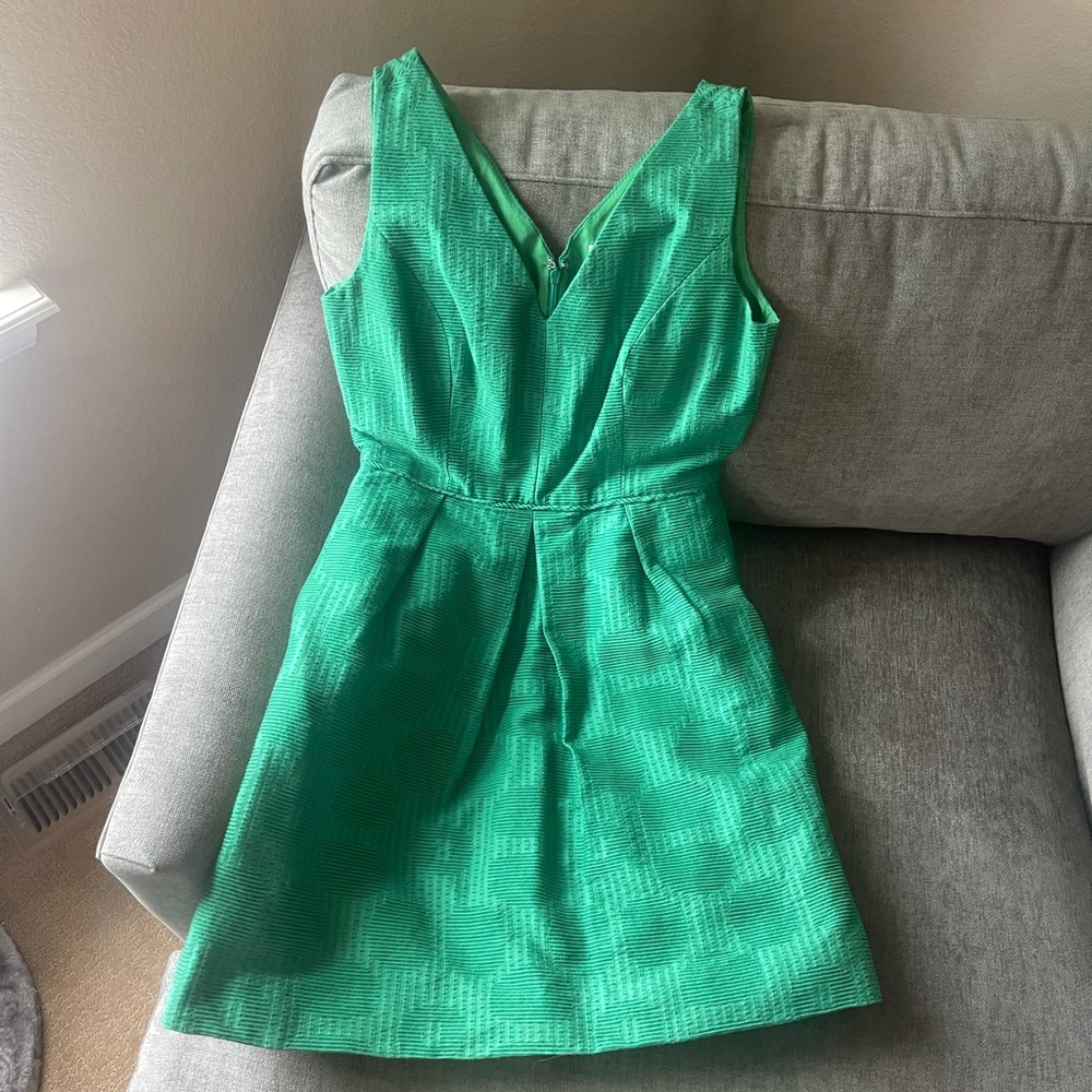 NWT Small Green J Crew Summer Dress